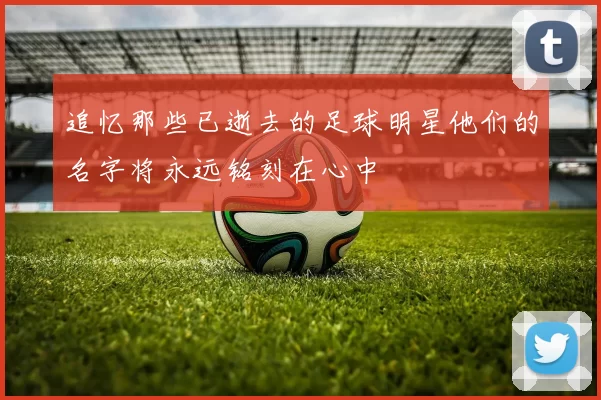 追忆那些已逝去的足球明星他们的名字将永远铭刻在心中