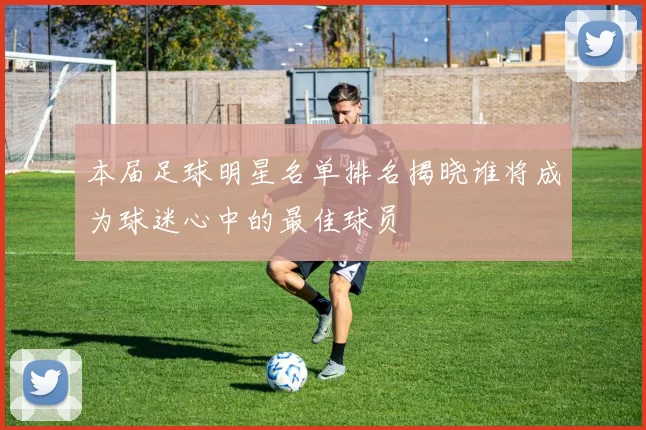 本届足球明星名单排名揭晓谁将成为球迷心中的最佳球员